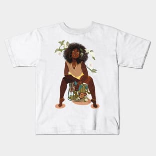 Afro girl Kids T-Shirt